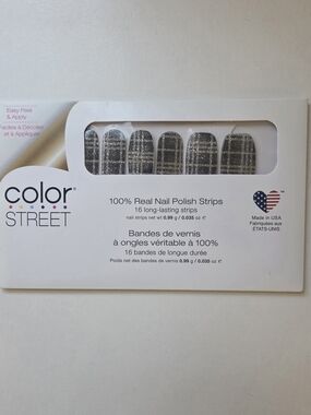 Color Street Plaid Reputation Nail Polish Strips